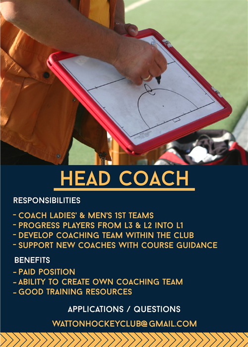 Watton Head Coach - Vacancy